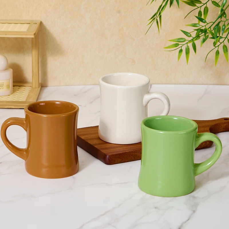 Prilagojene po barvi velike porcelanske potopne skodelice za uporabo v restavracijah in doma, okolju prijazne