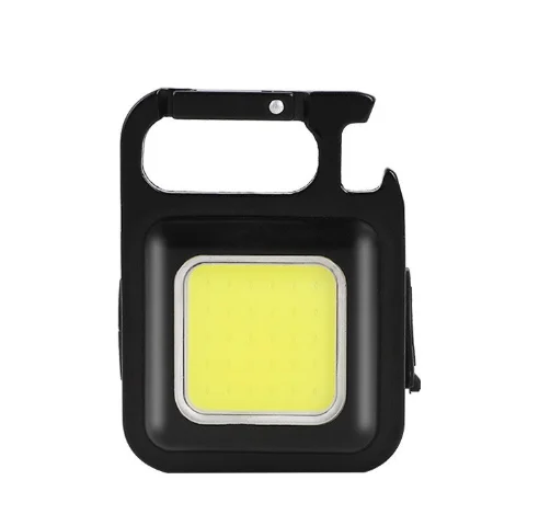 Уличный портативный Сверхмаленький светодиодный мини-фонарик для кемпинга с ручной зарядкой Type-C и цепочкой для ключей