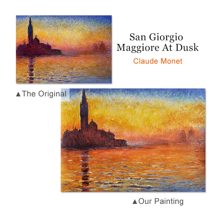 Wall Decor Handpainted Sunrise Landscape Famous Art Claude Monet