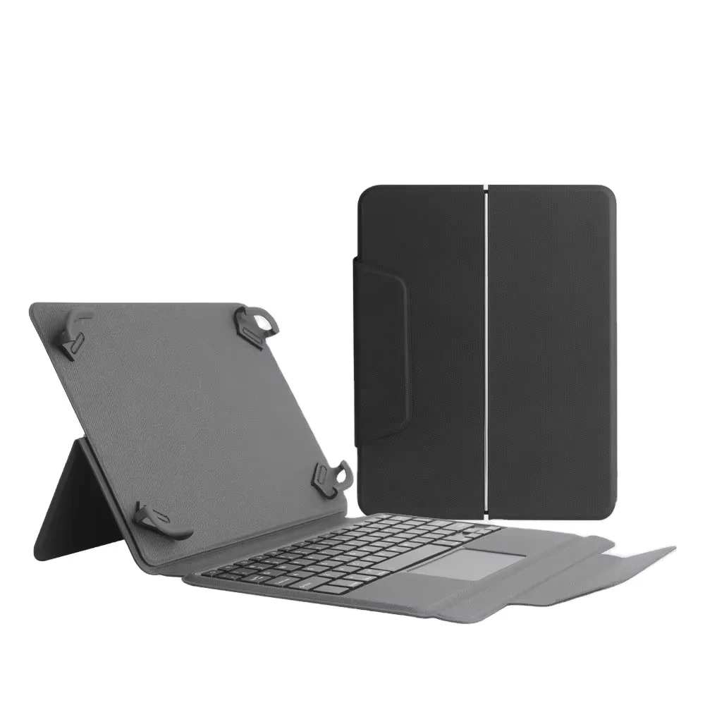 Factory Directly Manufacture Universal Tablet Case With Magic Keyboard For 9-11 inch Soft Smooth Leather Material Tablet Cover