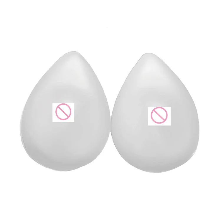 1 Pair of Teardrop Silicone Breast implant Models Post Mastectomy
