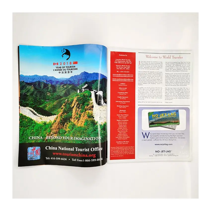 China Custom Printing Services Magazine Graphic Novel Hardcover Book Printing