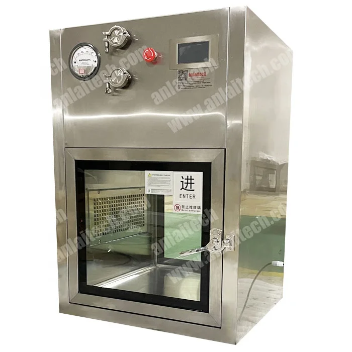 Ce Certificated Stainless Steel Dynamic Interlock Cleanroom Transfer Window Pass Box