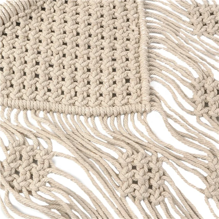 Макраме настенное искусство подвесной Тканый гобелен крафт для дома гостиной спальни украшение