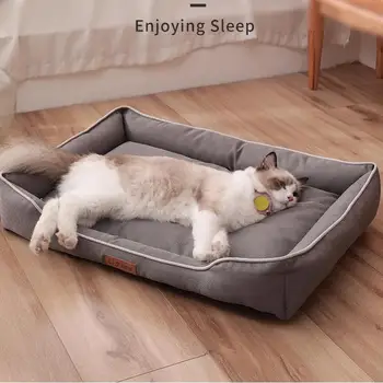 Anti Slip Cat Bed Dog Bed Plush Pet Nest Cushion Sofa Portable Travel Car Safety Seat for Pet Cat Bed