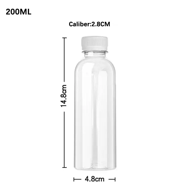 Wholesale Disposable Pet Plastic Juice Beverage Bottle Empty