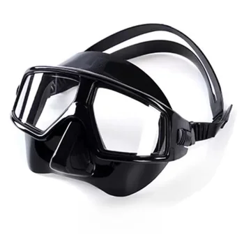 Adult low volume harpoon fishing glasses free diving mask PC lenses are lightweight and comfortable