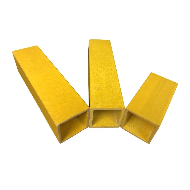 FRP Profile New Composite square Tube Glass Fiber Excellent Electrical Insulation Side Management
