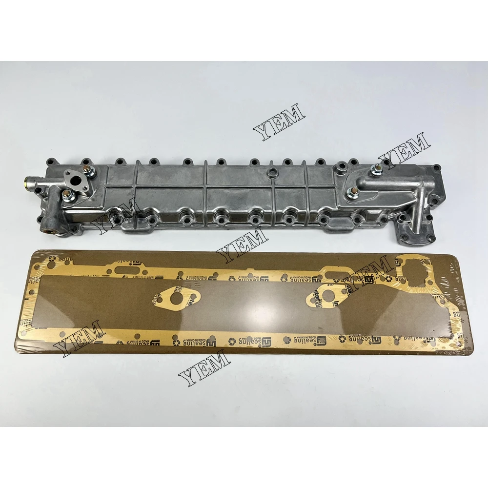 For Isuzu 6BG1 Oil Radiator Core Cover Assembly Diesel Engine 3