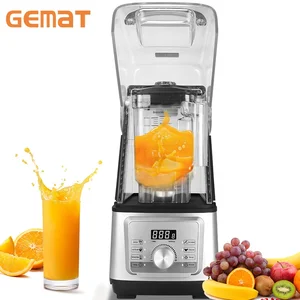 Hotel Appliance Blender Licuadora Inteligente Digital Touchpad Blender Plastic Housing Material Ice Food Soundproof Blender