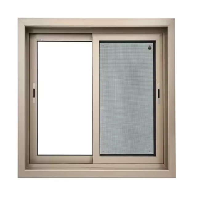 Modern Popular Aluminum Alloy Sliding Window Hidden Drainage Double Glazed Sliding Window