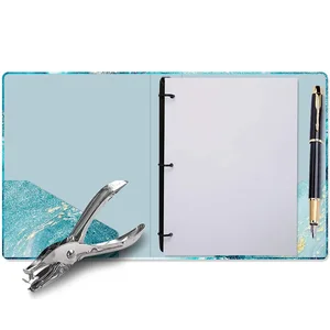 Full-Page Color Printing A4 Pattern FILE Folder Ring Binder Paper Recipe Notebook 3D Organiser for Family Recipes