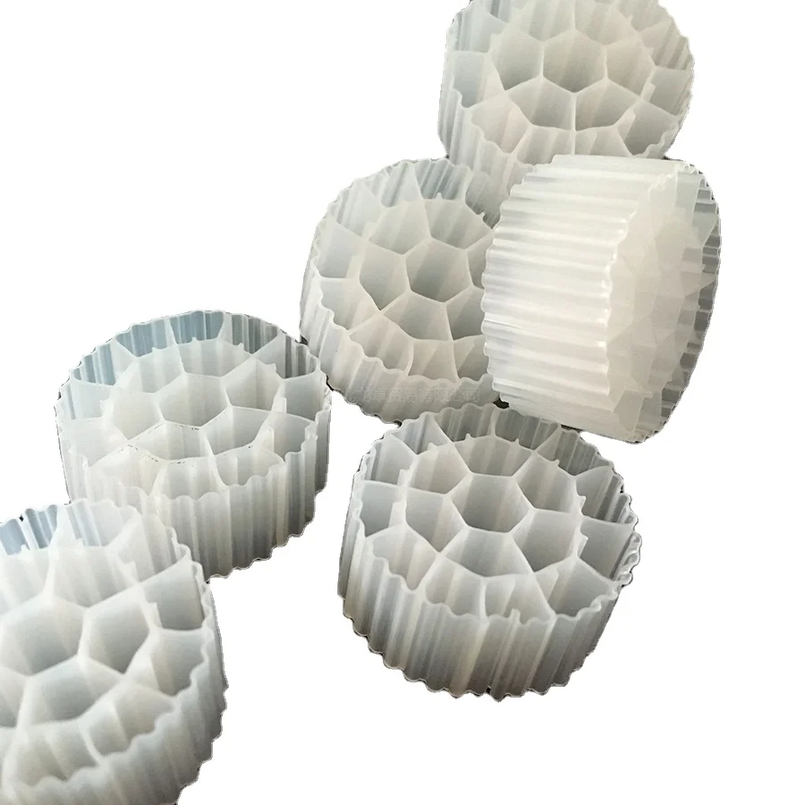 Plastic Hdpe Mbbr Moving Bed Biofilm Reactor Suspending Media Bio Carrier for Aquaculture Water Treatment Process
