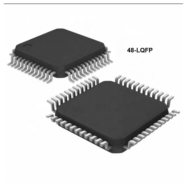 AiP16C22 LCD Drivers IC 2.4V~5.5V Ram Mapping 44 SEG/4 COM LCD Controller IC Chips with 2-line Serial Interface LQFP-48