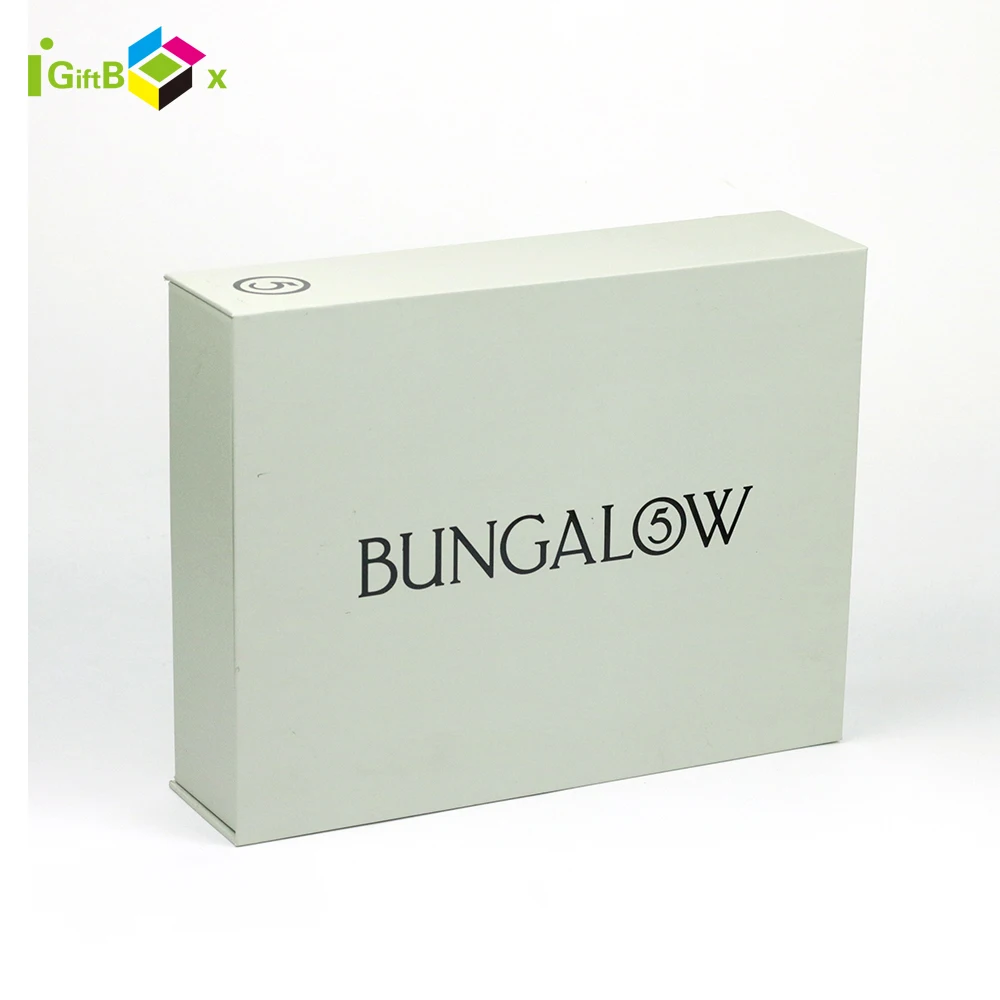 White Packaging Gift Boxes Insert Envelop Box Packaging with Paper Dividers