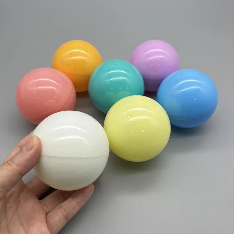 50mm 100mm 120mm Big Plastic Balls Screw Open Hollow Plastic Balls Capsule  Container
