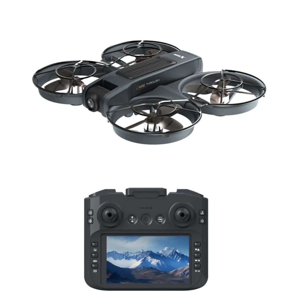 X226 VR Glass WIFI FPV GPS Quadcopter Drone 4KHD Dual Cameras Long  Endurance Obstacle Avoidance LED Large Screen Remote RC Drone