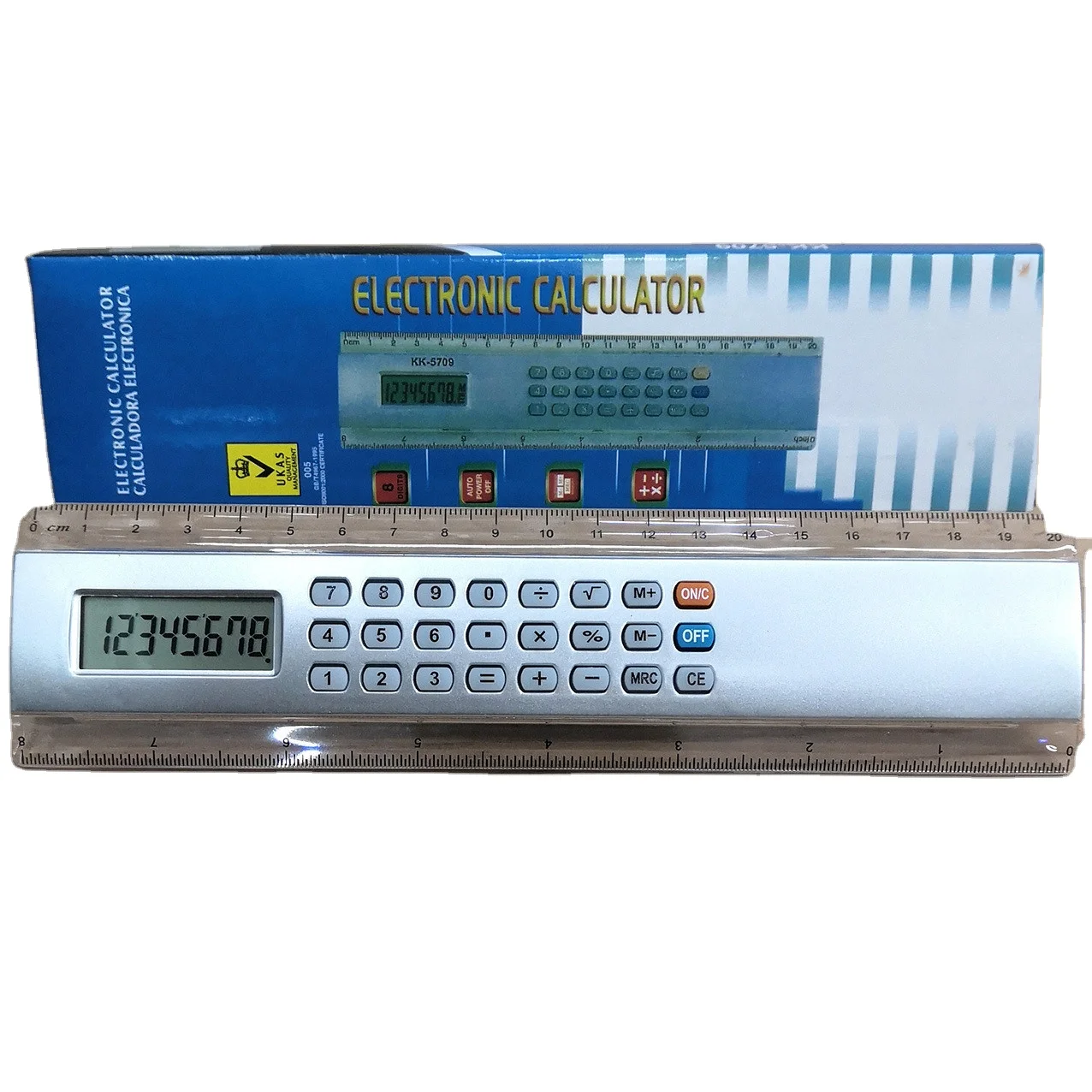 Electronic ruler clearance scale