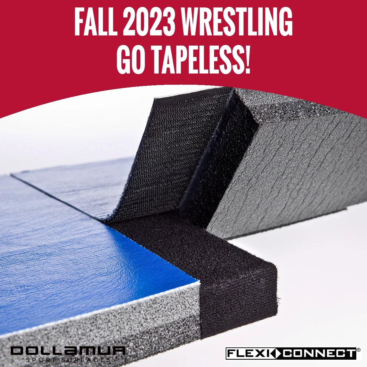 Dollamur Flexiroll Customize Logo Brazilian Jiujitsu Wall Floor Mat