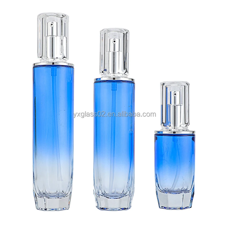 Cosmetic glass bottle set CBP series same style skincare glass packaging container luxury skincare packaging supplier manufacture