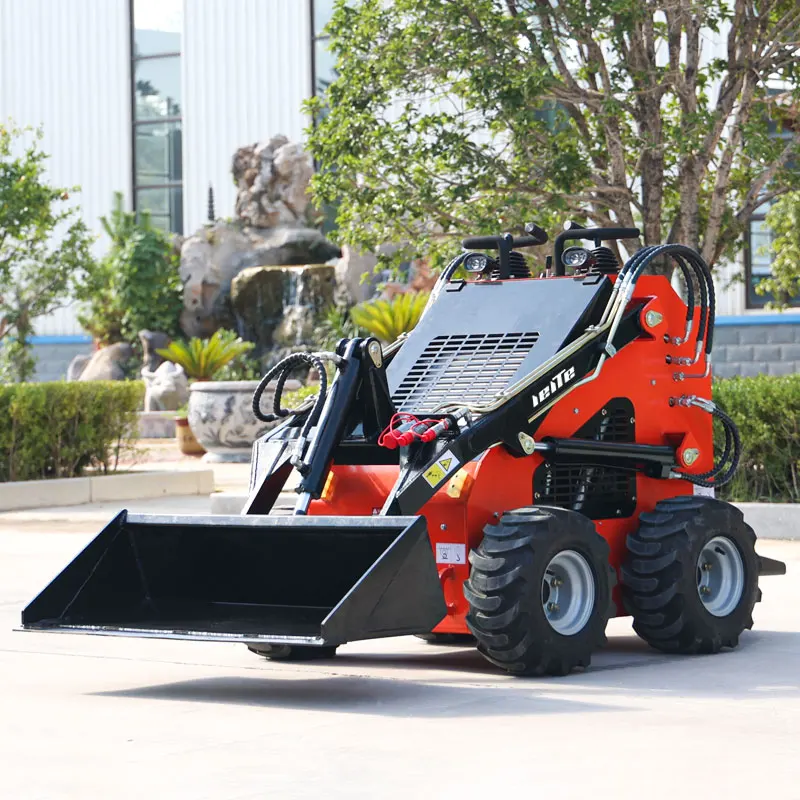2025 LEITE New Style Price Front End Loader with Excavator Mini Skid Steer Loader Retroexcavator Back Hoe 4x4 Customized