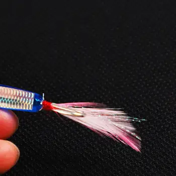 CHEERY 3+7 L075 Angler Holographic Spoon Lure-6cm/1.2g 8cm/4.7g Lake/River/Ocean Use ABS Material Hooks Saltwater Fish Hard Bait – Metal Jig – view 4