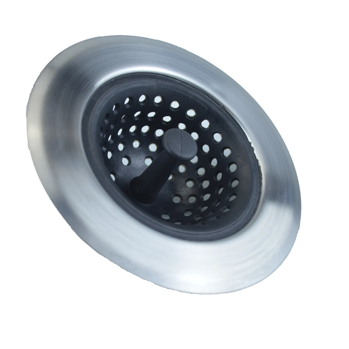 Kitchen Sink Strainer Stopper - 2-in-1 Stainless Steel Spring Clip