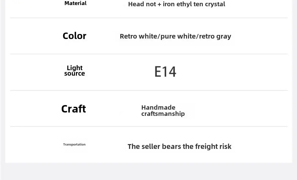 Specifications