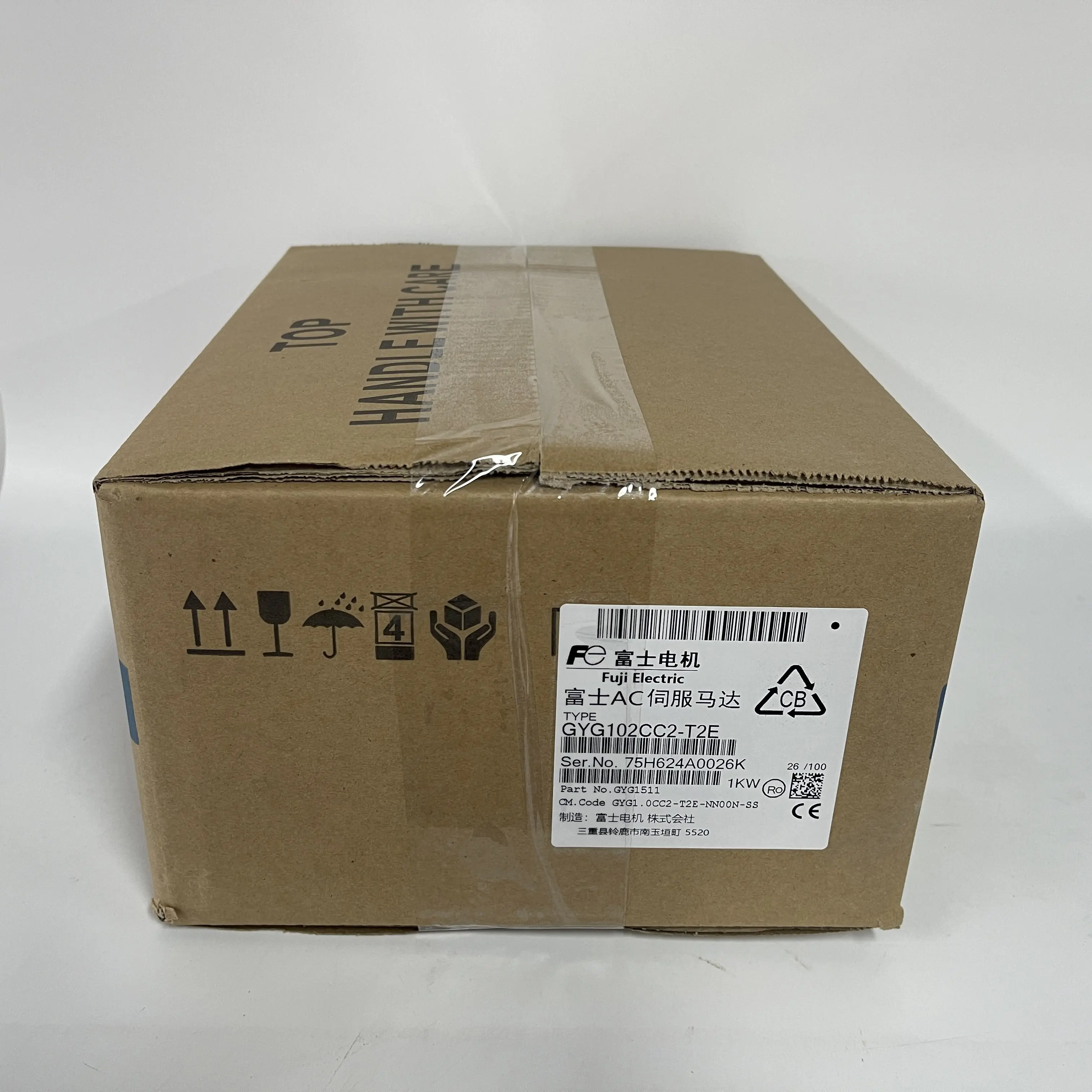 Fuji AC Servo Motor GYG102CC2-T2E