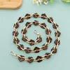 B433-8 flocon de neige marron long uniquement