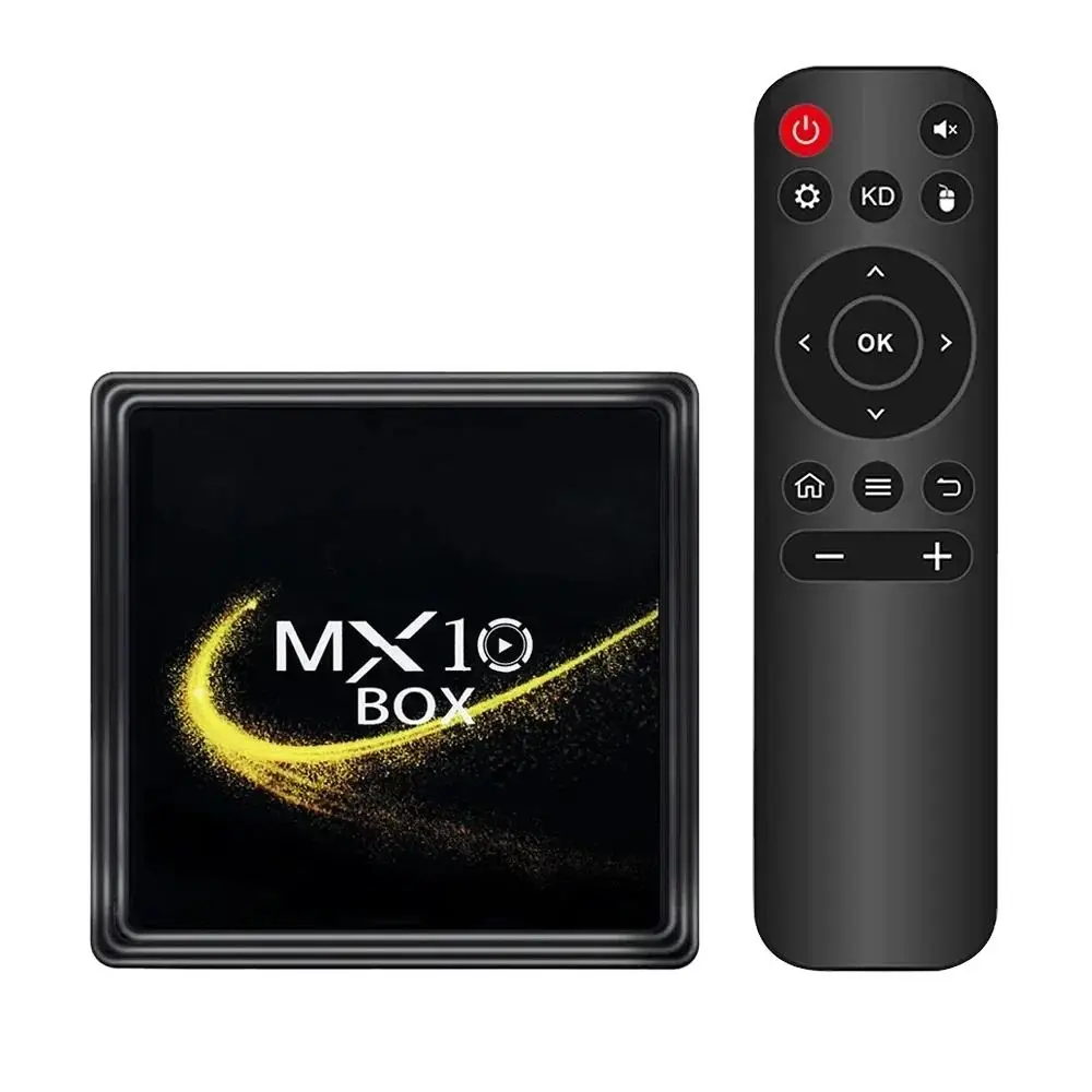 MX10 BOX 4K HD Android 13 Smart TV Box 1GB 8GB H265 HDR Media Player  Dual WiIFI BT4 Set Top Box with USB Android System