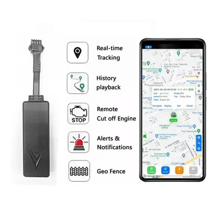Car GPS Tracker Vehicle Anti-Theft  Acc Detection  Smallest Size  Free Platform Use Factory Wholesale Price