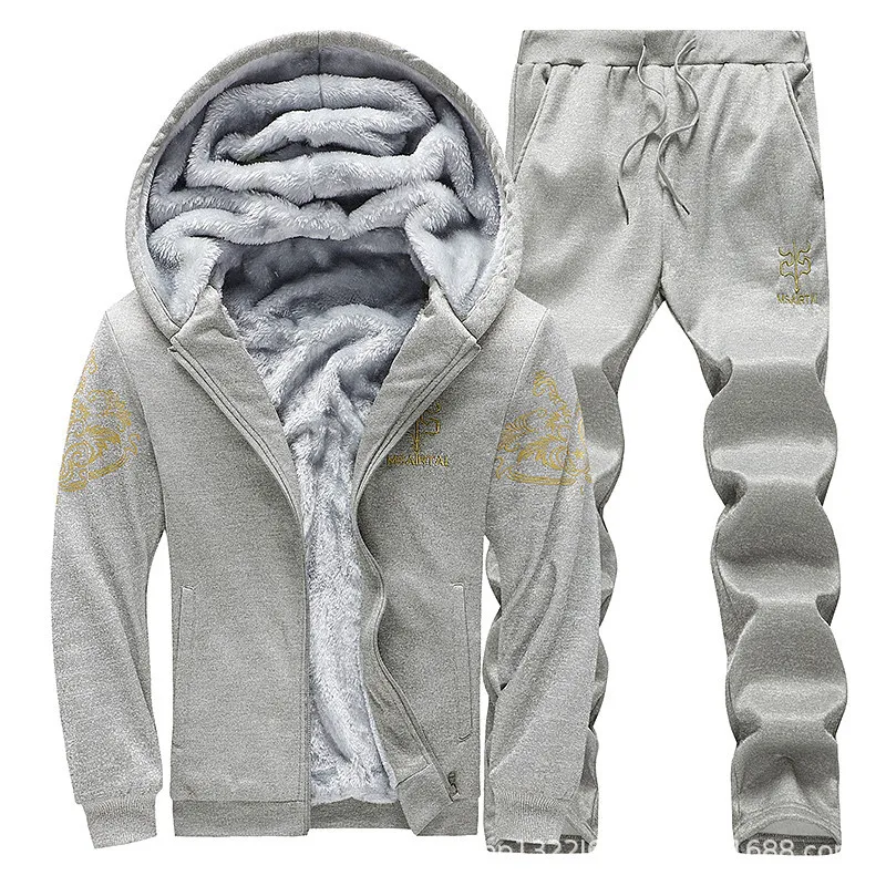 Coldker Men's Jackets & Coats Winter Outfits Casual Tracksuits Warm ...