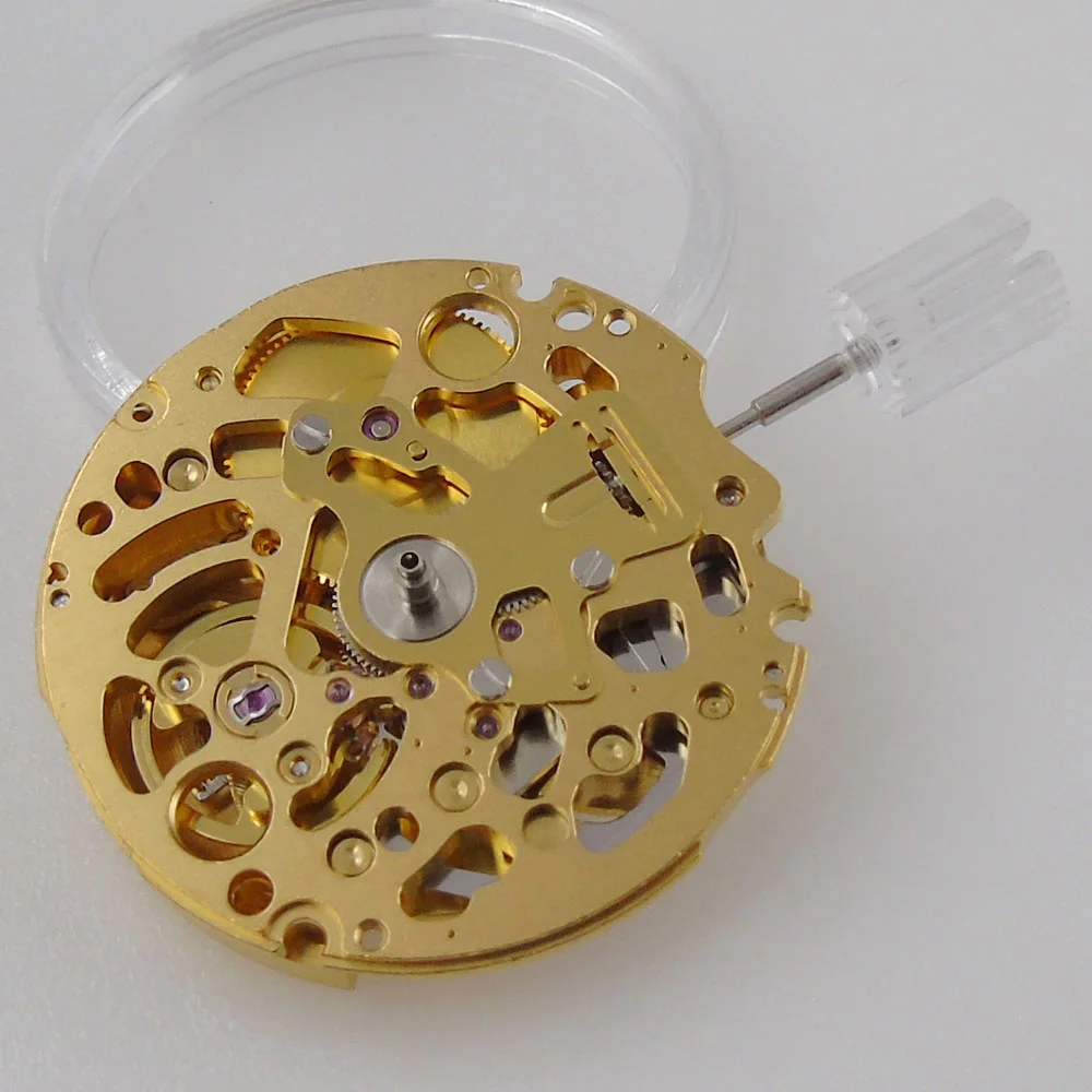 NH71 NH71A Skeleton Automatic Mechanical Movement 24 Jewels