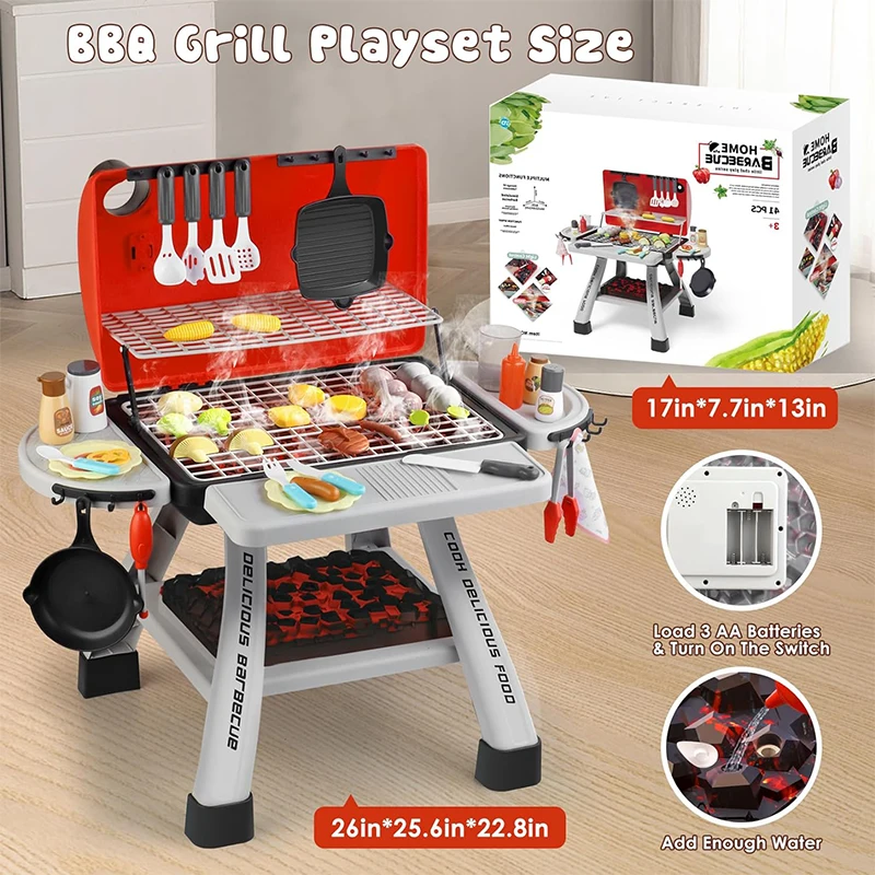Ensemble d'ustensiles de barbecue 18 pièces avec pinces, spatule