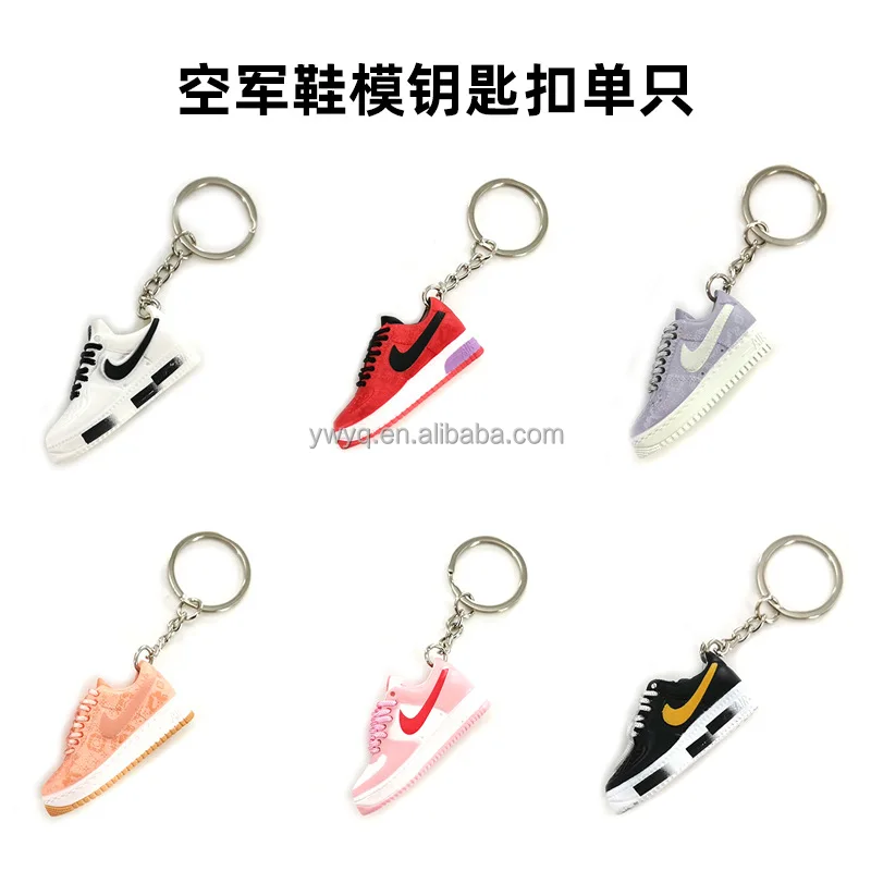 Aj Shoe Model Keychain Air Force Af1 Mini 3d Three-dimensional ...