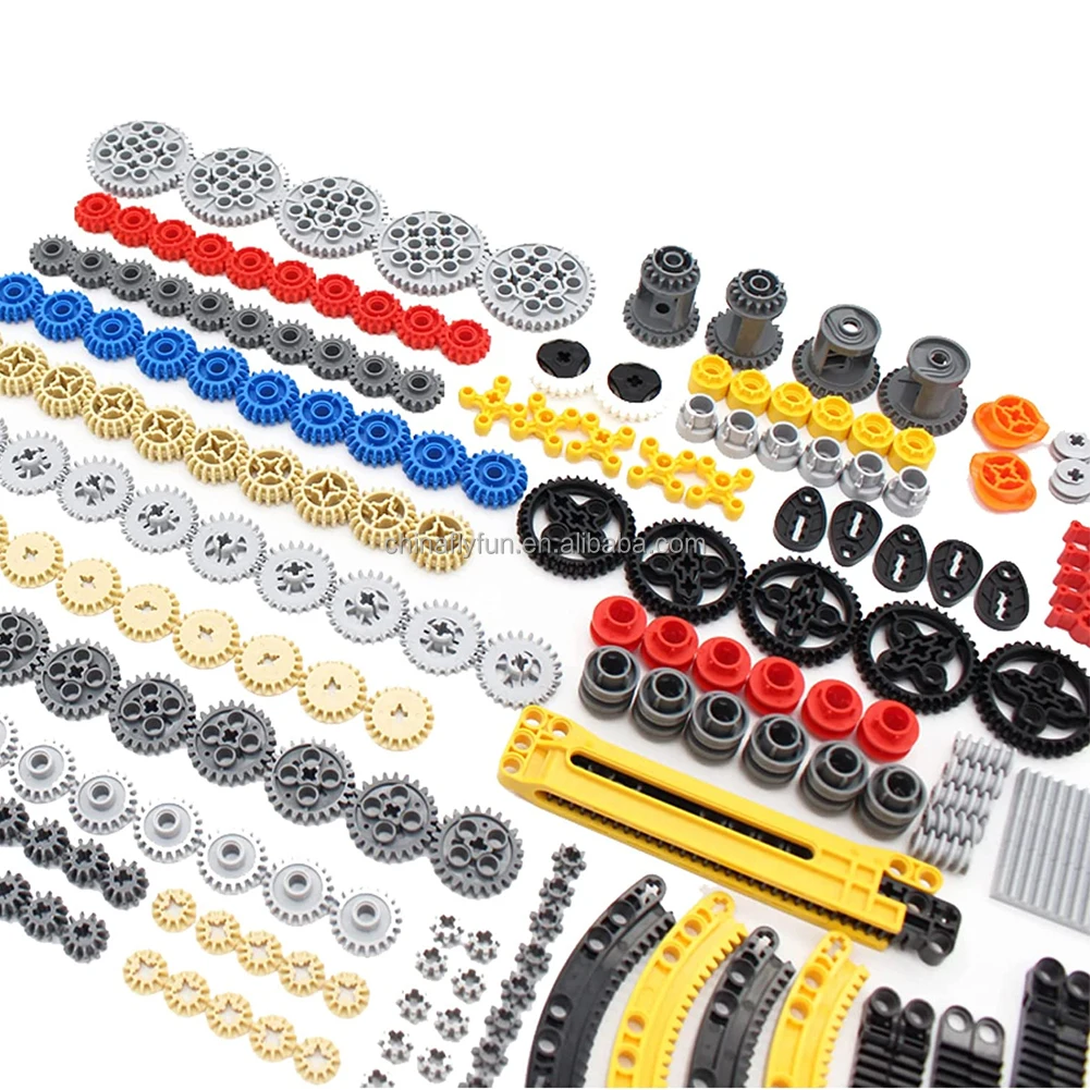 Stemedu 213pcs Gear Set Moc Series Technic Parts Diy Building Blocks ...