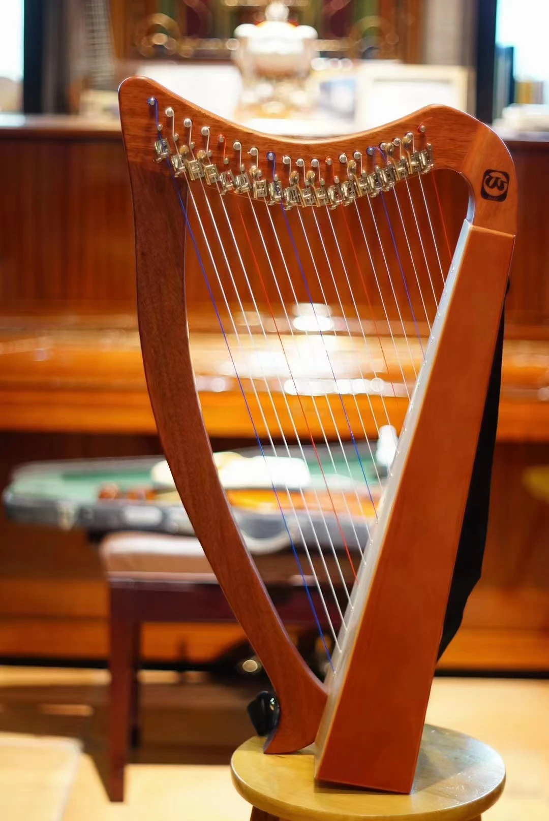 Walter 2025 Newest Fashion 19 String Lyre Harp with Free Bag