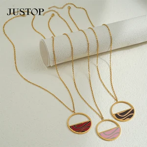 Stainless Steel Sweater Chain OEM/Wholesale Custom Waterproof Gold Silver Plating Europe America Style Link Chain Fashion Unisex