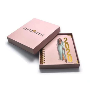 2026 Golden Supplier Custom Woman Gift Daily Cuaderno Libretas Agenda Cahiers Journal Spiral Notebook Planner Printing