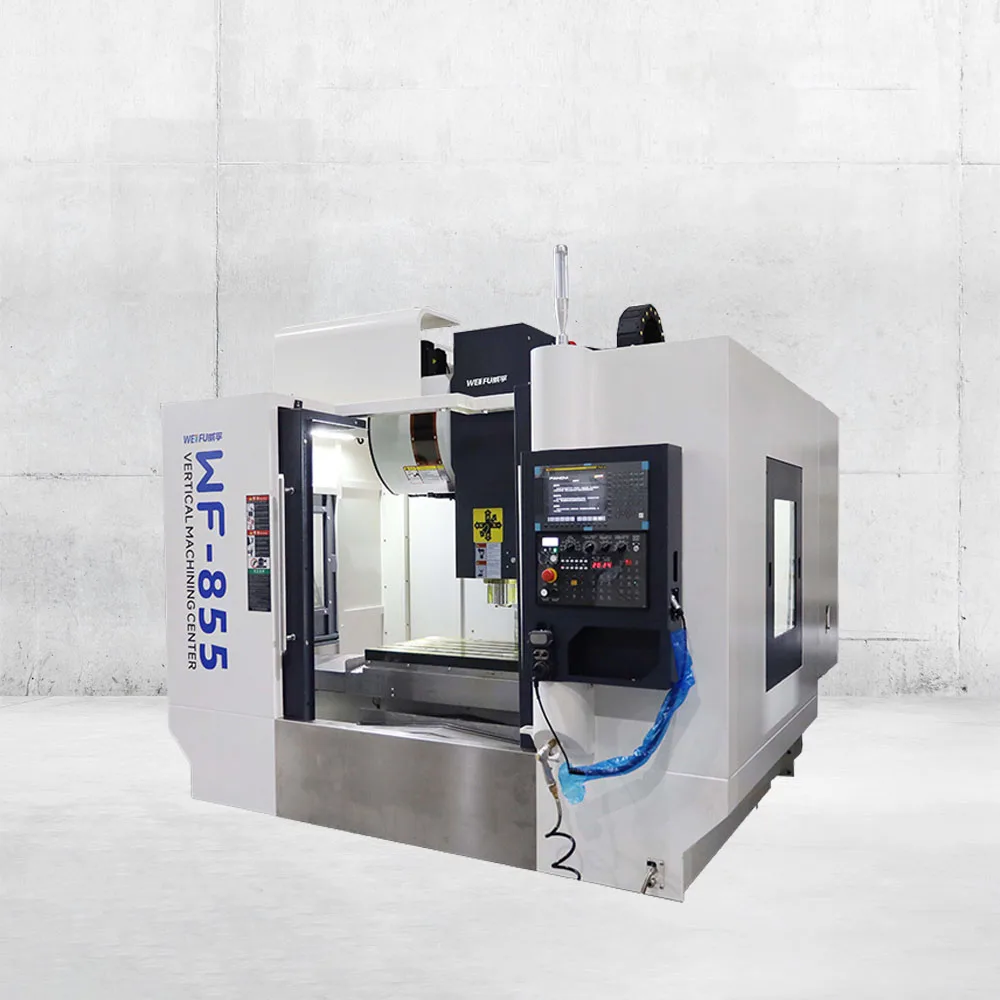 CNC 5 Axis Vertical Siemens BT40 Automatic Metal Milling Machine VMC 850 Heavy Duty High Quality WF-855 China Machine Tool