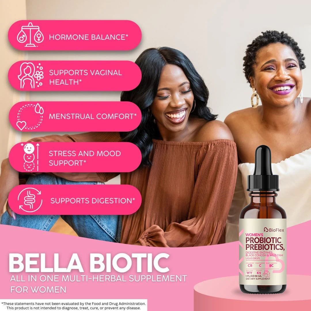 Bioflex Private Label Prebiotic Probiotic Drops with Cranberry ...