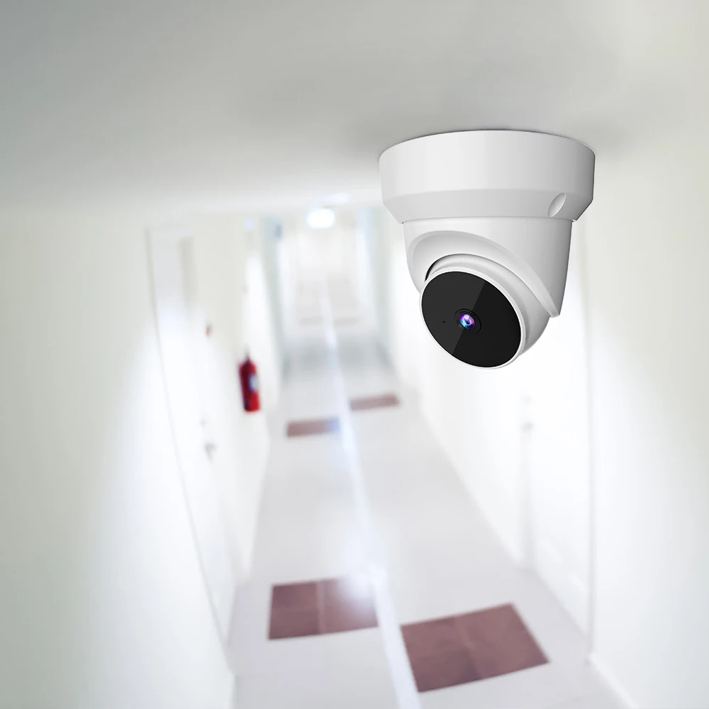 V380-Q1 3MP IP IP Camera Smart Motor Control 360 Degrees Uniform Quiet Rotating CCTV Camera