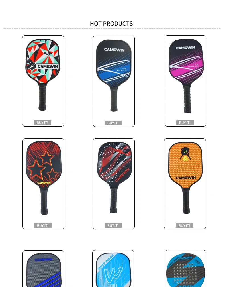 Pickleball Racket Cheap Pickleball Rakcets Full Carbon /Glass Fiber Custom Cheap Pickleball ...