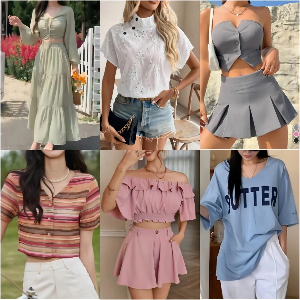 Mixed Fashion Pacas De Ropa Nueva Y De Marca Al Por Mayor Top Summer Skirts  Stock Available Supplier