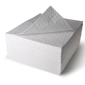 High Absorbency Safety Spill Dimpled 2mm Oil Absorbent Pad for Oil Pollution Control