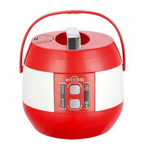Electric Rice Cooker 2L with High Quality Aluminum Non-stick Coating Inner Pot for Kitchen Appliances