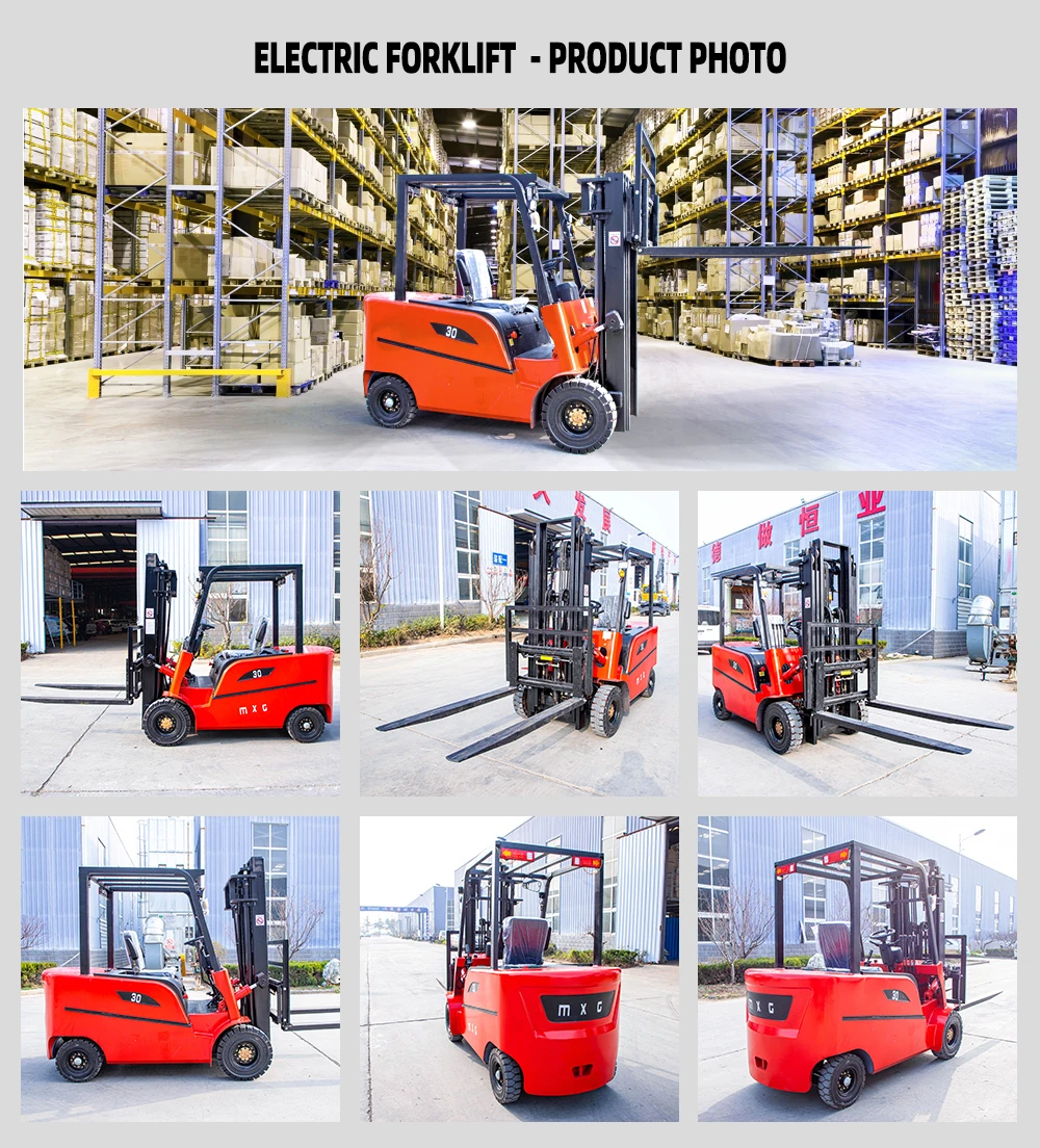 5 Ton 4.5 Ton Forklift Truck Electric Forklift With Ce Side Shifter ...