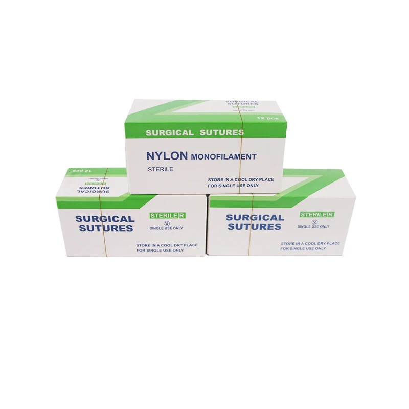 disposable sterile chromic catgut plain catgut PGAPGLAPDO SILK Nylon Polypropylene polyester silk suture