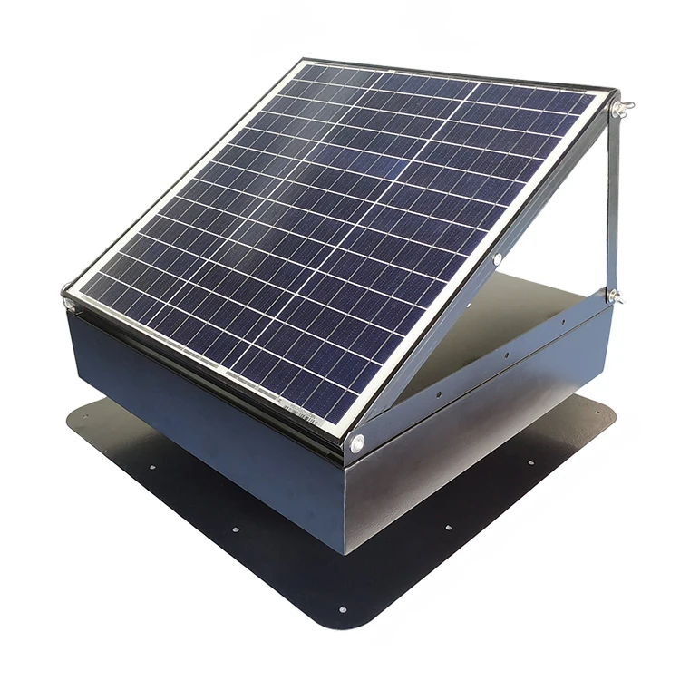 Solar Attic Exhaust Fan, 14", Roof - detail 22